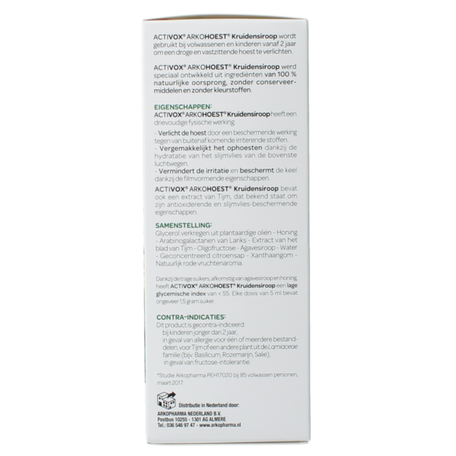 Arkohoest Herbal Syrup Sweetened with Honey 140 Millilitre