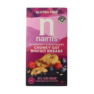 Nairns Frühstückskeks Blaubeere & Himbeere 160 Gramm
