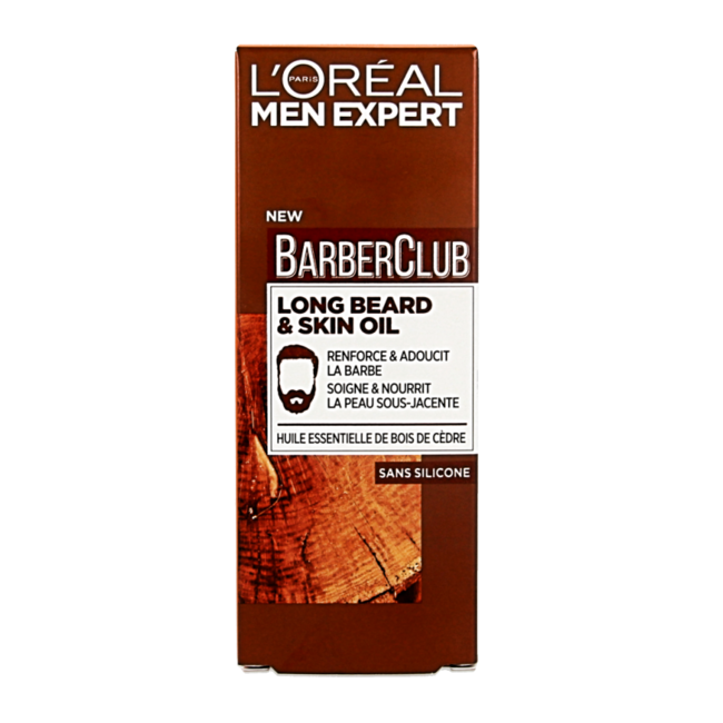 Olio per Barba Lunga e Pelle Men Expert Barber Club 30 Millilitri