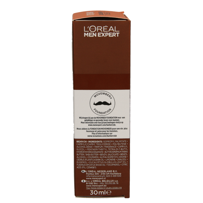 Olio per Barba Lunga e Pelle Men Expert Barber Club 30 Millilitri