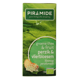 Piramide Green tea peach elderflower organic 20 bags
