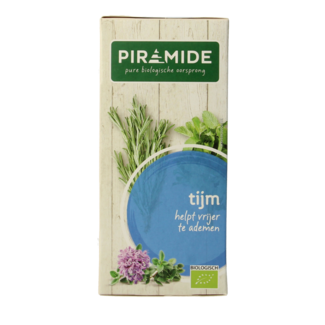 Piramide Té de tomillo ecológico bio 20 bolsitas