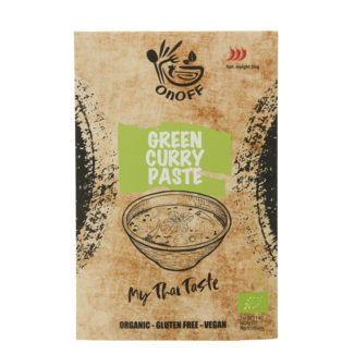 Onoff Pasta de curry verde tailandés bio 50 gramos