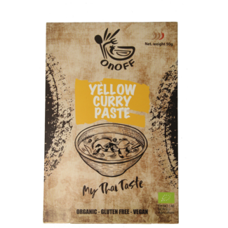 Onoff Onoff Thai yellow curry paste organic 50 Gram