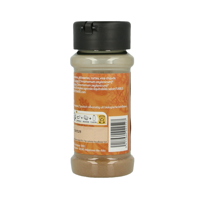 Canela de Ceylán molida ecológica 35 g