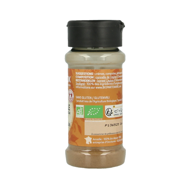Canela de Ceilán molida bio 35 gramos
