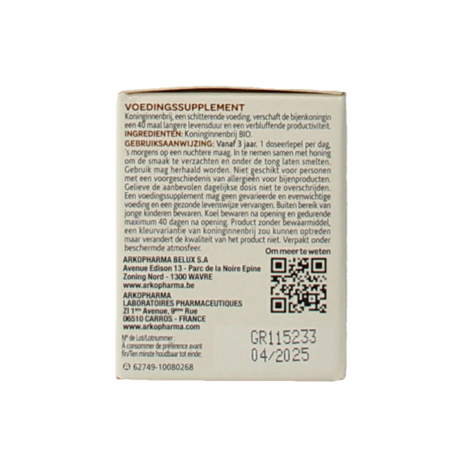 Jalea real 100% jalea real bio 40 gramos