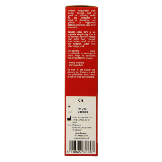 Grahams Crema para Rosácea 75 g