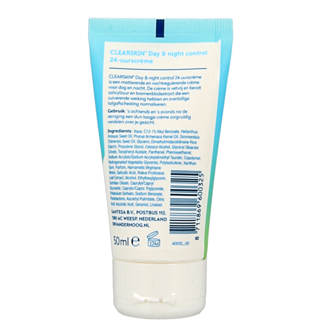 Dr. van der Hoog Clearskin day & night control 50 ml