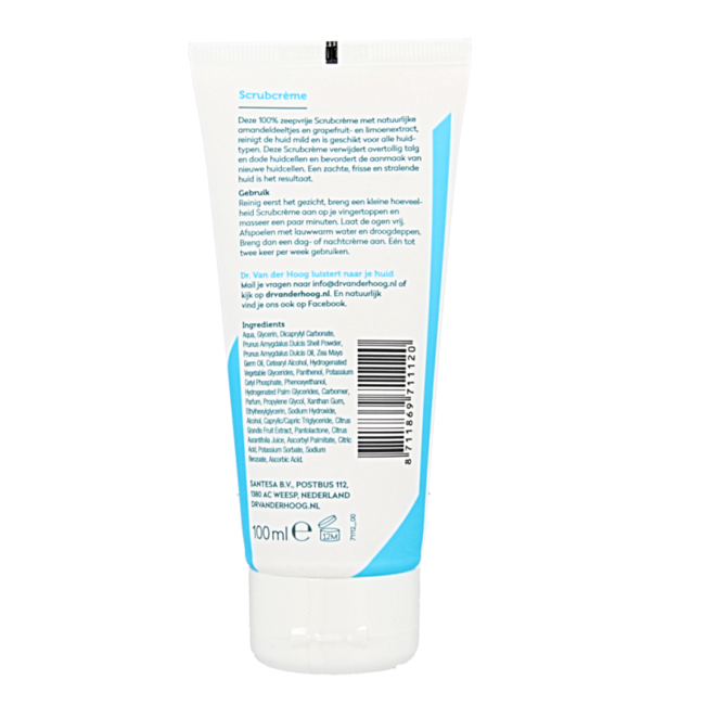 Scrub cream tube 100 Millilitres