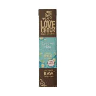 Lovechock M'lk coconut nibs organic 40 Gram