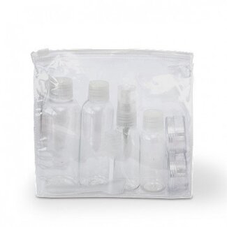 4-Travel Set di Flaconi da Viaggio per Cosmetici 1 Set