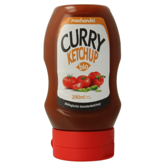 Machandel Ketchup al Curry Biologico in Bottiglia 290 Grammi