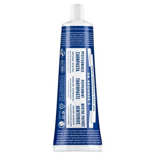Dr Bronners Pasta de dientes de menta sin flúor 105 mililitros