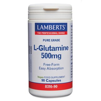 Lamberts Lamberts L-Glutamina 500mg 90 Cápsulas vegetarianas