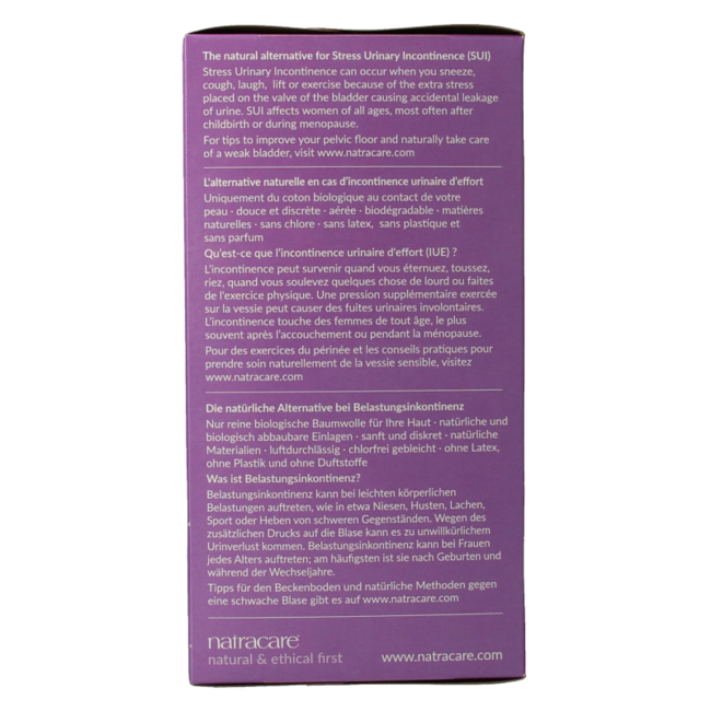 Natracare Dry & light pads 20 unidades