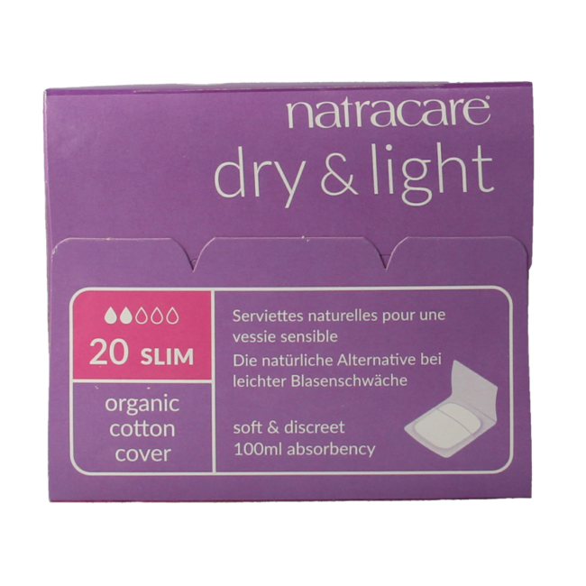 Natracare Dry & light pads 20 sztuk