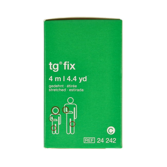 Vendaje de malla elástico TG Fix C 4 metros cabeza/pierna/brazo 1 unidad