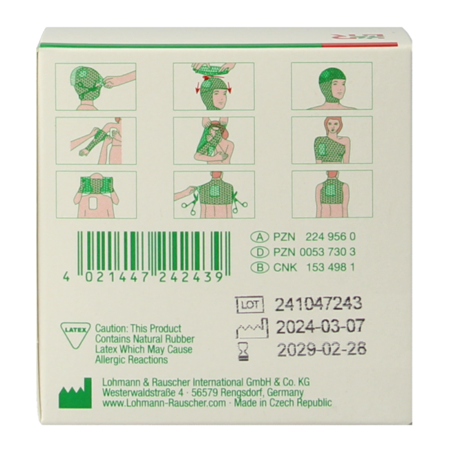 TG Fix Benda a rete elastica D, 4 metri, per testa/tronco/piccole aree, 1 Pezzo