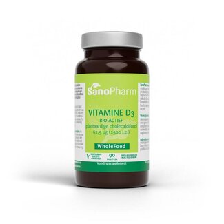 SanoPharm SanoPharm Vitamine D3 62500 ng/2500IE 90 Tabletten