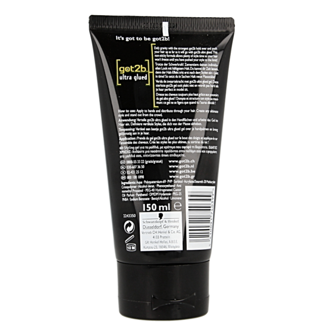 Got2b Ultra glued indestructible styling gel 150 Millilitres