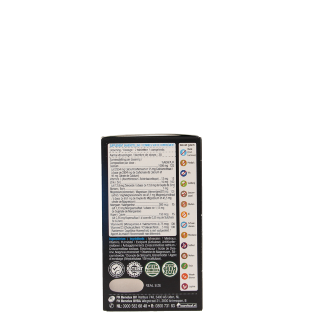Lucovitaal Calcium magnesium botformule 60 Tabletten