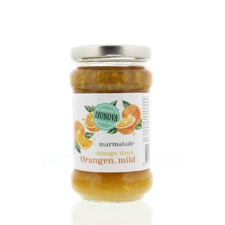 Bionova Bionova Mermelada de naranja suave bio 340 gramos