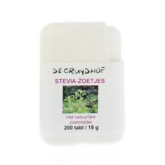 Cruydhof Dispensador de edulcorante con extracto de Stevia Cruydhof 200 comprimidos