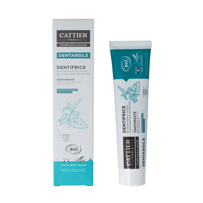 Pasta de Dientes Cattier de Menta 75 Mililitros