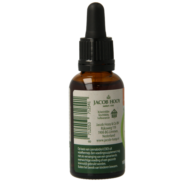 Jacob Hooy CBD plus oil 5% 30 Millilitres