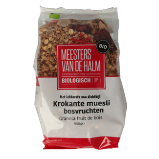 De Halm Muesli crujiente frutos del bosque bio 500 gramos