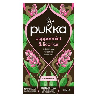 Pukka Tisana Menta Piperita e Liquirizia Bio, 20 Bustine
