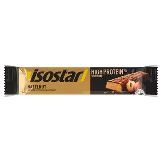 Isostar Isostar High protein 25 barritas deportivas avellana individual 35 gramos