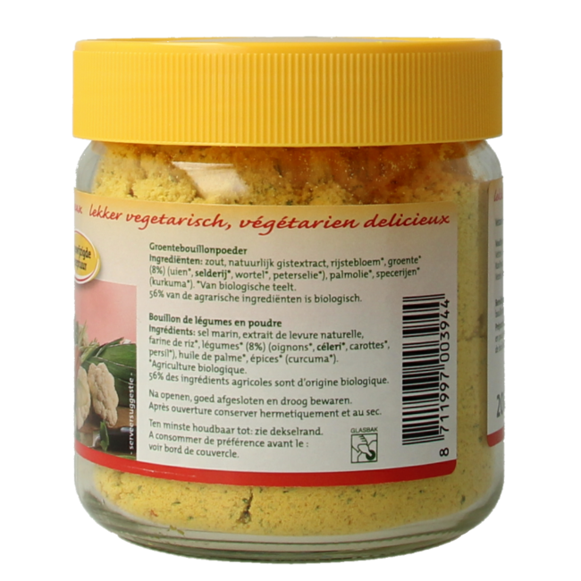 Groentebouillon in glas 200 Gram