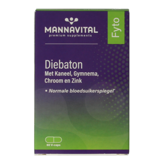 Mannavital Mannavital Diebaton 60 Vegetarian capsules