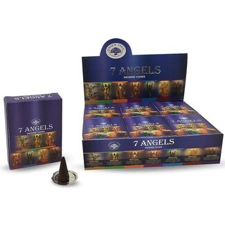 Green Tree 7 Angels Incense Cones 10 Pieces