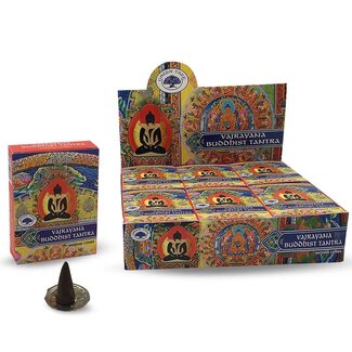 Green Tree Kegelräucherwerk Buddhist Tantra 12 Stück