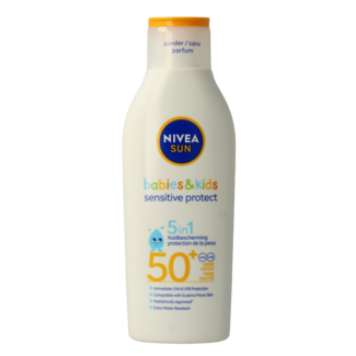 Nivea Nivea Sun Protect & Sensitive Kinder-Sonnenmilch LSF 50+ 200 Milliliter