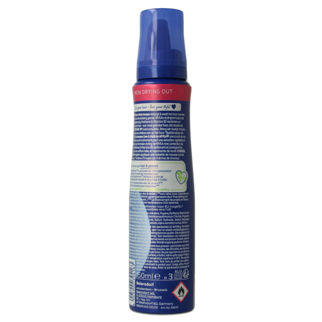 Nivea Care & Hold Styling Mousse extra stark 150 Milliliter