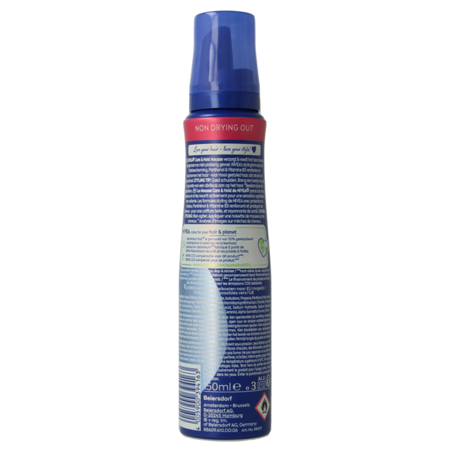 Nivea Mousse coiffante Care & Hold extra forte 150 ml