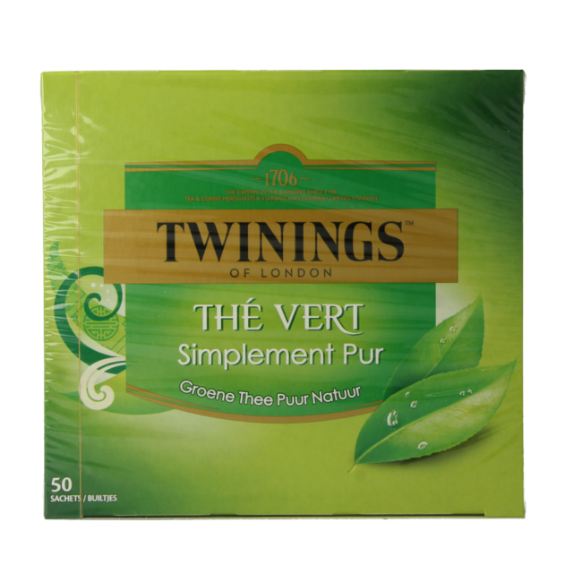 Twinings Té verde puro 50 bolsitas