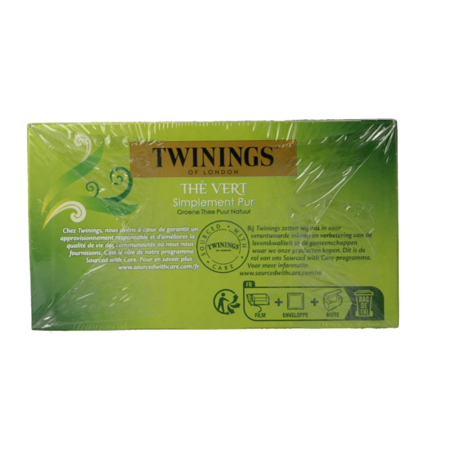 Té verde puro Twinings 50 bolsitas
