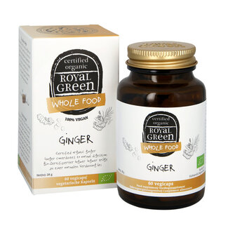 Royal Green Royal Green Ginger bio 60 Vegetarische capsules