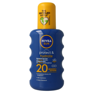Nivea Nivea Sun Protect & Hydrate Spray Solare SPF20 200 Millilitri