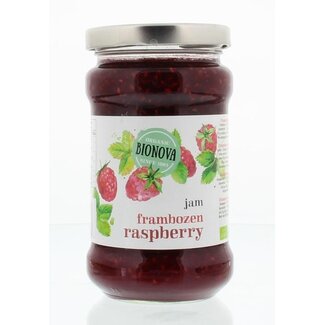 Bionova Bionova Mermelada de frambuesa bio 340 gramos