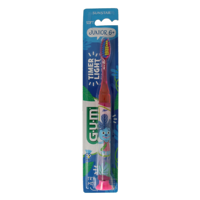 GUM Cepillo de dientes junior con temporizador 1 unidad