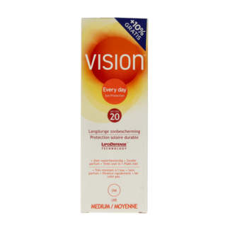 Vision Vision Alta media SPF20 180 Millilitri