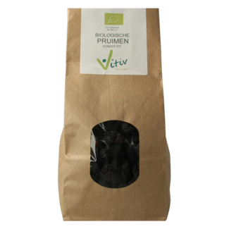 Vitiv Vitiv Pitted prunes organic 500 Gram