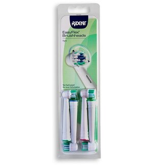Rident Replacement Brush Heads 4 Pieces