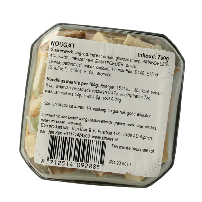 Kindly's Weckpot nougat 700 gramos